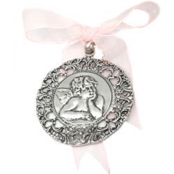 Sub foto Medalla cuna Angelito de Rafael en plata