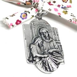 Sub foto Medalla de Santa Ana retablo plata
