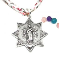 Foto principal Medalla Virgen niña estrella en plata