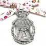Medalla Virgen de los reyes corona plata