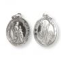 Medalla Virgen de los Reyes ovalada plata
