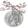 Virgen del Carmen relieve plata.