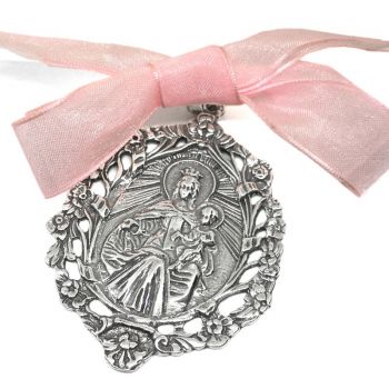 Foto principal Medalla cuna Virgen del Carmen de plata